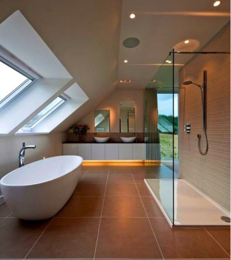 Sala Da Bagno Con Doccia.Arredare Il Bagno In Stile Moderno Webtiles